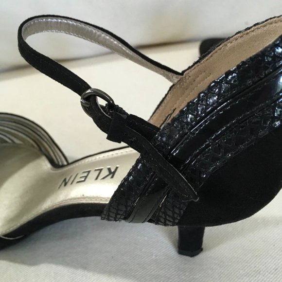 Anne Klein Fayme Black Pumps Sz 10M - Picture 4 of 8